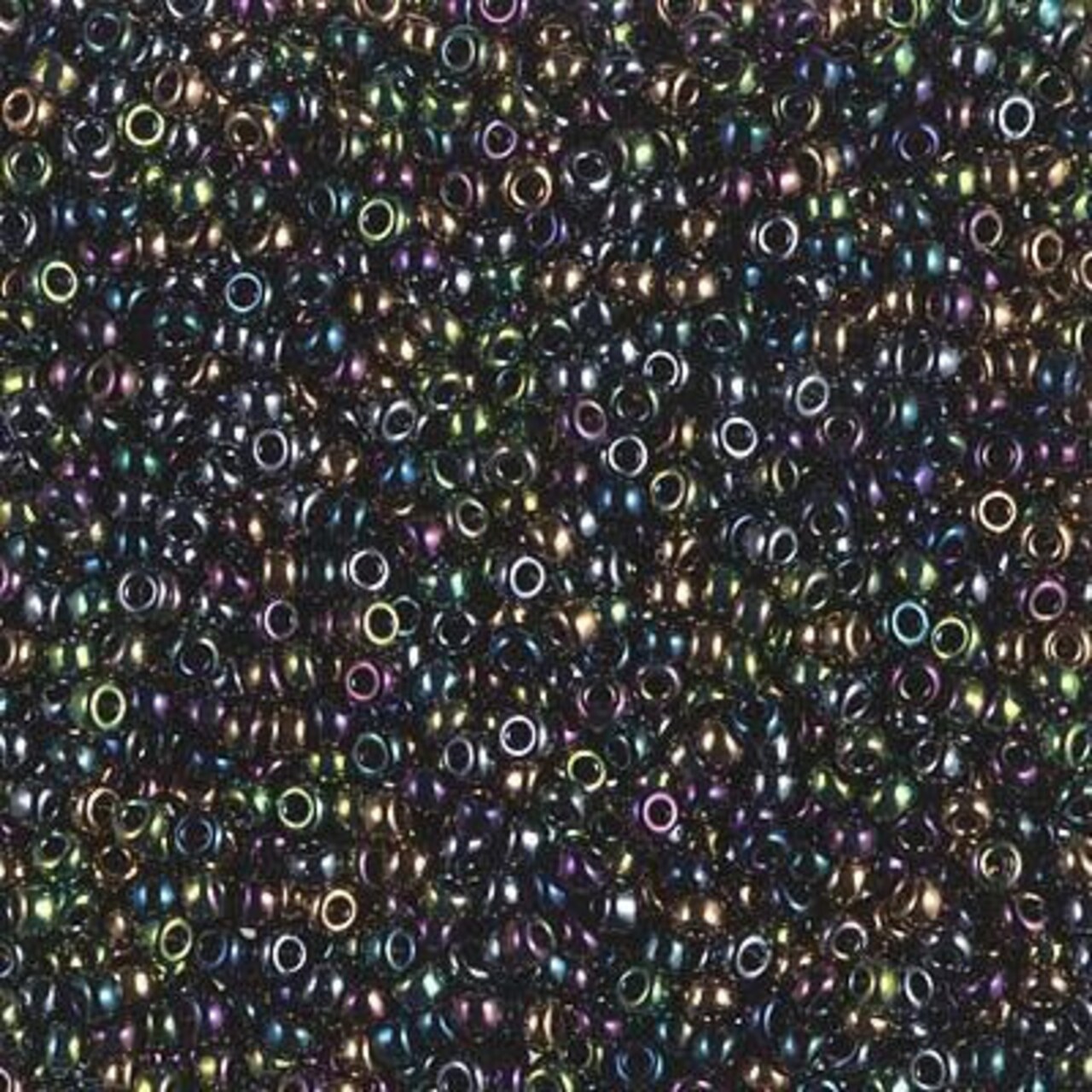 Miyuki 11 Round Seed Bead, 11-MIX-14, Mix - Metallic Rain, 22 grams